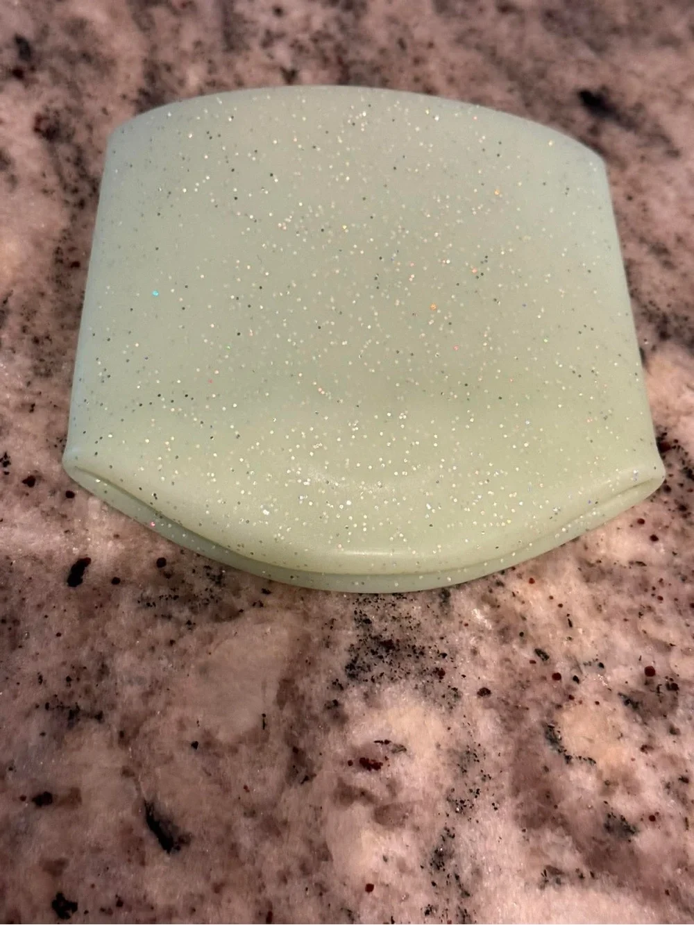 Sparkly Silicone Tumbler Boot - Mint Green